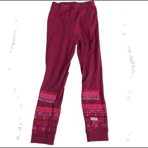 Naartjie Kids Pink Pattern Pants 5 Years Cotton